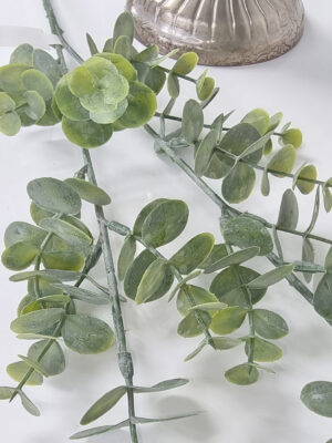 Konstgjord grön eucalyptus kvist. Besök blickfång.se