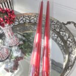 Röda lackljus par. Besök blickfång.se