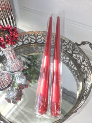 Röda lackljus par. Besök blickfång.se