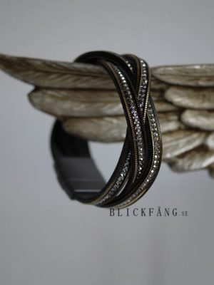 Armband flatat strass