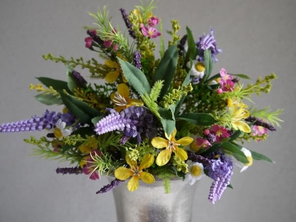 konsgjord blombukett