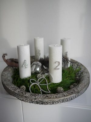 Adventssiffror strass till blockljus