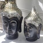 Buddha huvud prydnadssak. Besök Blickfång.se