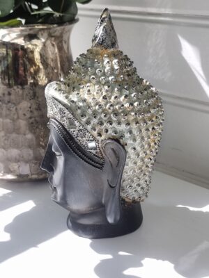 Buddha huvud prydnadssak. Besök Blickfång.se
