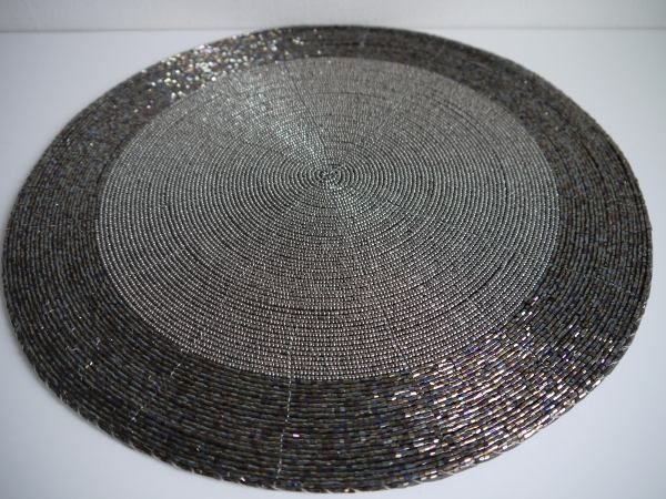 tallriksunderlägg silver
