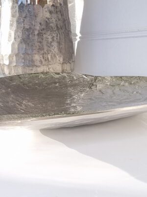 Fat hjärta ruff silver metall. Besök Blickfång.se