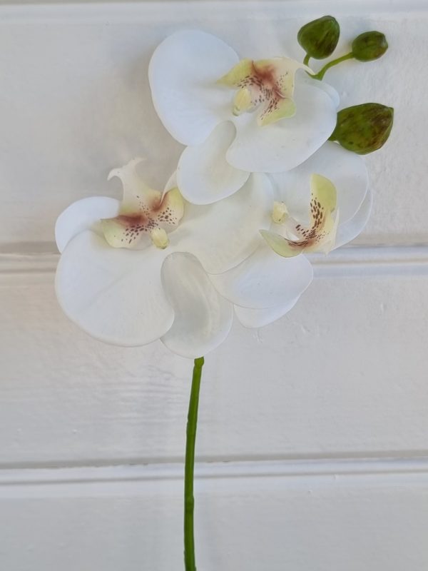 Konstgjord-vit-orkidé-stangel-2
