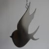 Fågel i silver metall för upphängning. Besök blickfång.se