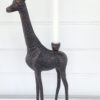 Ljusstake giraff i metall. Besök blickfång.se