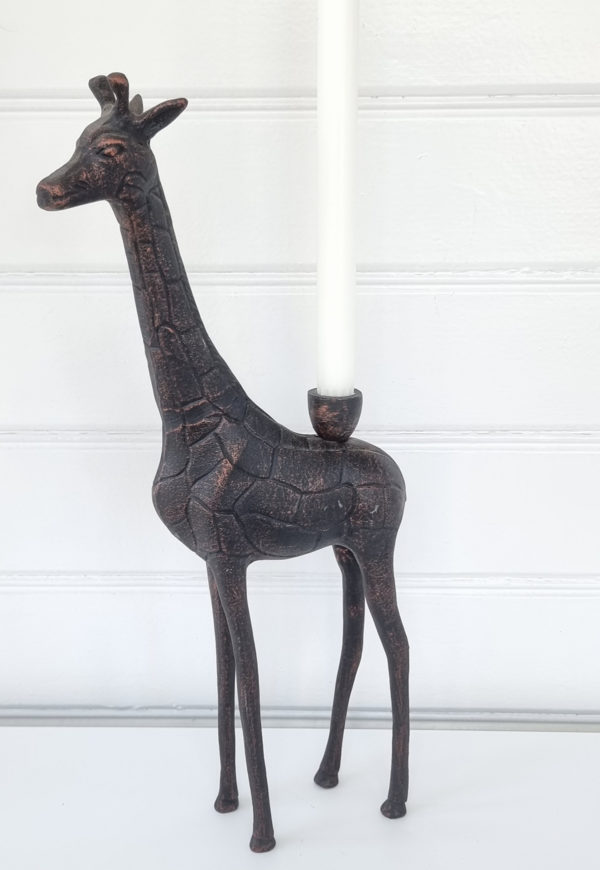 ljusstake-giraff-i-metall