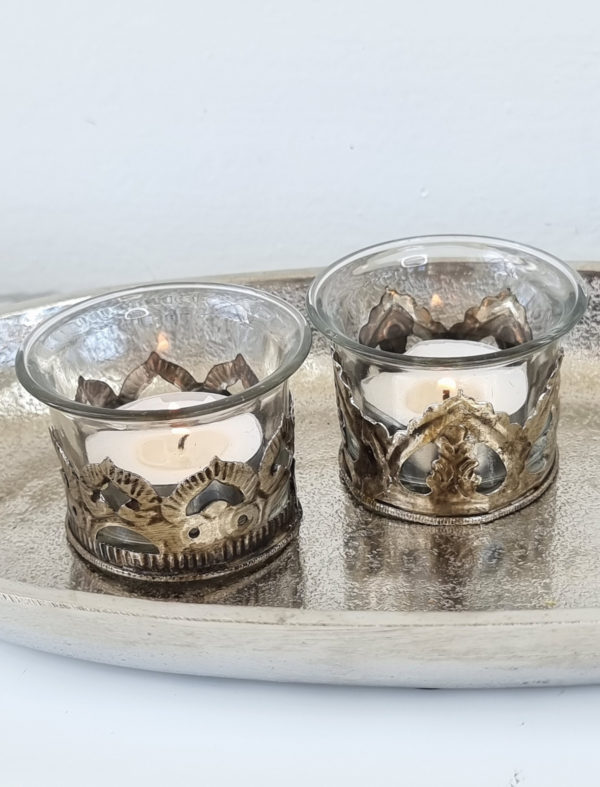 liten-varmeljuslykta-med-silverdetaljer