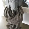 scarf brun silver