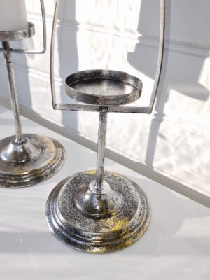 Ängel till ljus i silver. Besök Blickfång.se