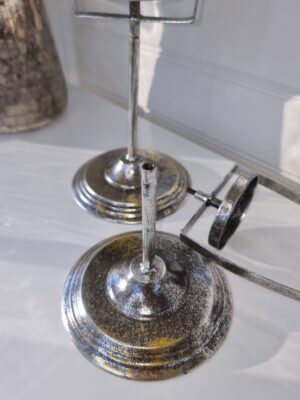 Ängel till ljus i silver. Besök Blickfång.se
