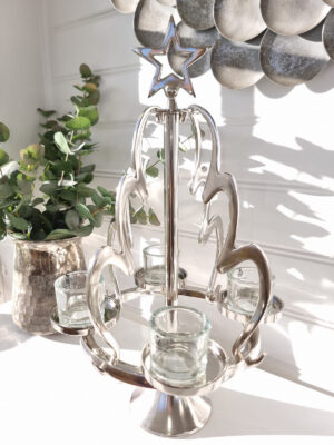 Ljusstake-julgran-i-silver