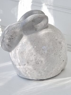 Kanin prydnad rustik i cement. Besök Blickfång.se