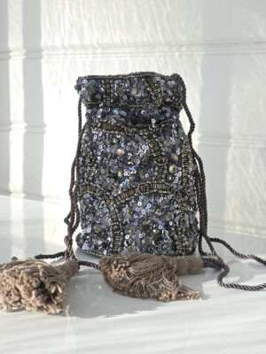 kvällsväska med paljetter