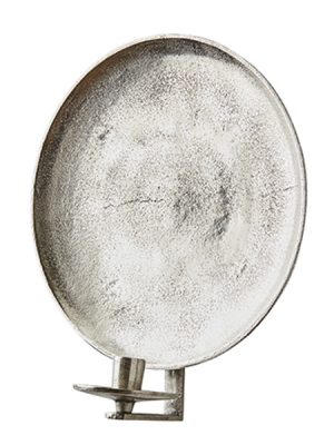 Väggljusstake ruff silver metall. Besök Blickfång.se