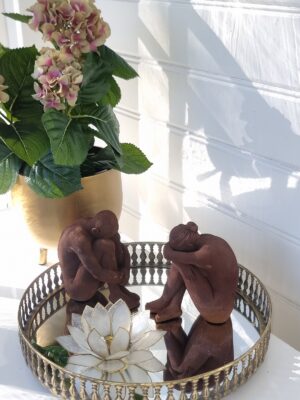 Man staty rost. Besök Blickfång.se