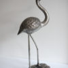 Flamingo dekorationsdjur i silver. Besök Blickfång.se