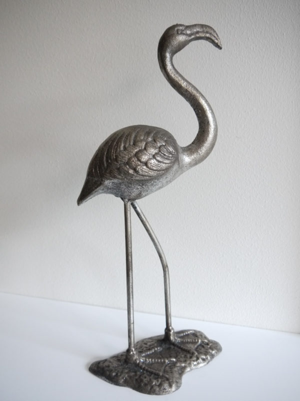 Flamingo-dekorationsdjur-i-silver