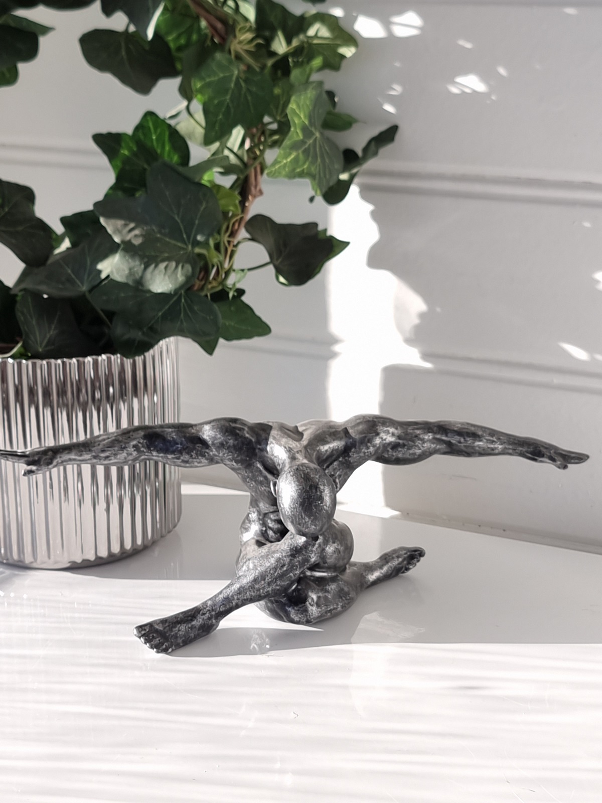 Man skulptur för dekoration. Besök Blickfång.se