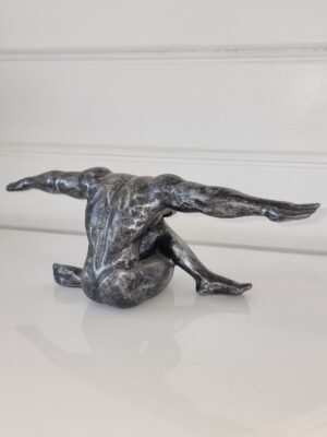 Man skulptur för dekoration. Besök Blickfång.se