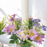 Ljusmanschett med blommor. Besök blickfång.se