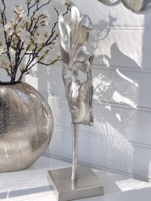 Dekoration mask i silver. Besök blickfång.se