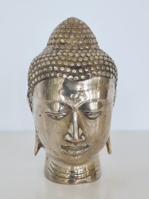 Buddha ansikte i silver. Besök Blickfång.se
