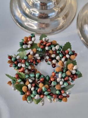 Stor ljusmanschett med pärlor. Besök blickfång.se