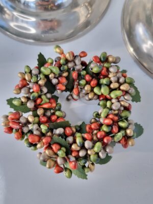 Stor ljusmanschett med pärlor. Besök blickfång.se