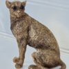 Panter djurfigur i guld. Besök Blickfång.se