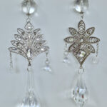 Prisma med silver dekoration. Besök blickfång.se