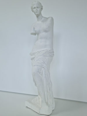 Venus vit prydnadsfigur. Besök Blickfång.se