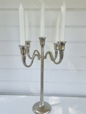 Kandelaber ruff silver