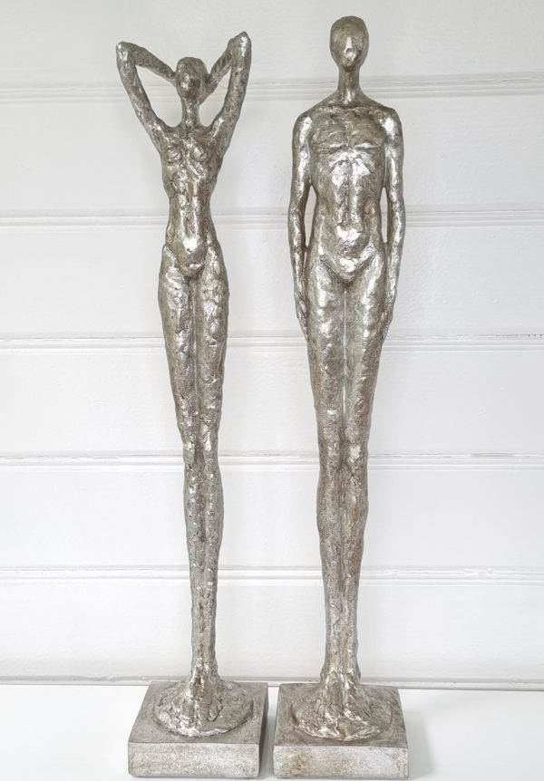 man-kvinna-figurer-i-silver