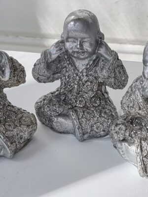 Buddha inte se höra och tala. Besök blickfång.se