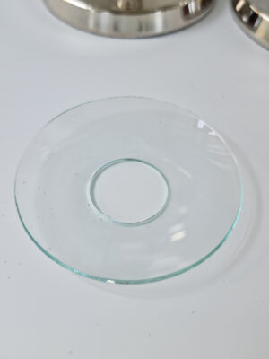 Ljusmanschett i glas diameter 7 cm. Besök Blickfång.se