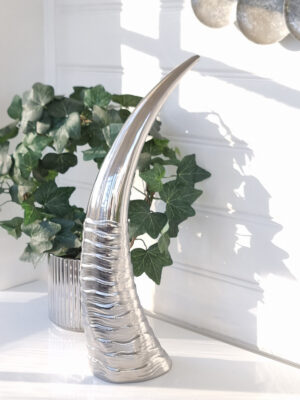 Horn djur silver för dekoration. Besök blickfång.se