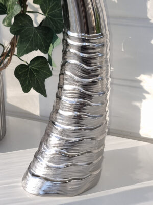 Horn djur silver för dekoration. Besök Blickfång.se