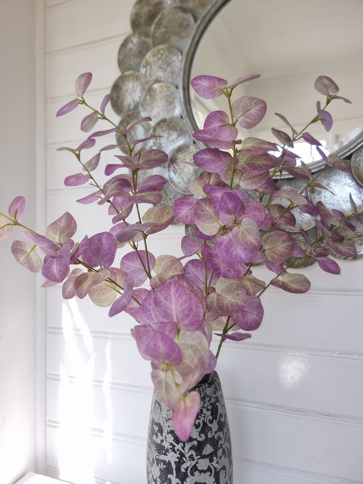 Konstgjord eucalyptus på stjälk. Besök blickfång.se