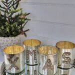 Ljuslykta advent till jul i fattigmanssilver. Besök blickfång.se