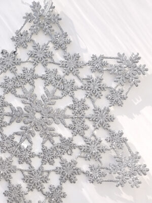 Stjärna snöflinga dekoration till jul. Besök Blickfång.se