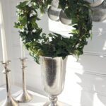 Kruka i silver metall. Besök blickfång.se