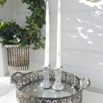 Ljusstake par i fattigmanssilver. Besök blickfång.se