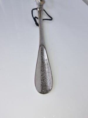 Skohorn i silver med stenbock huvud. Besök Blickfång.se