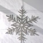 Snöstjärna i silver upphängning. Besök Blickfång.se