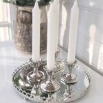 Små ljusstakar i silver 4 styck. Besök blickfång.se
