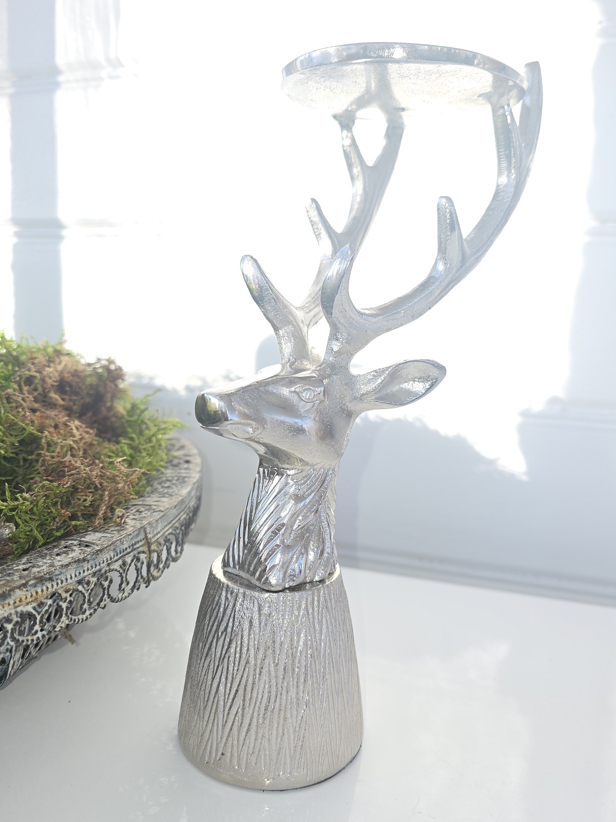 Hjort-i-silver-ljusstake-till-blockljus-15